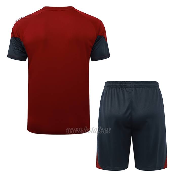 Chandal del Arsenal Manga Corta 2025-2026 Rojo - Pantalon Corto